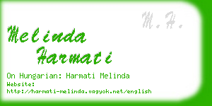 melinda harmati business card